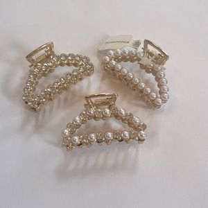 NWT formal sparkly glam hair clips from Anthropologie